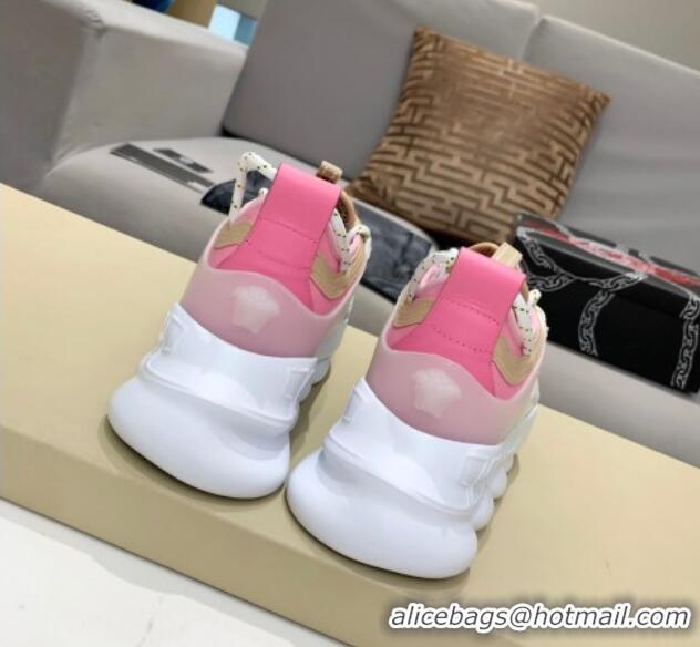 Purchase Versace Print Sneakers White/Pink/Yellow 126111