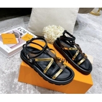 Good Product Louis Vuitton Pool Pillow Comfort Sandals Gold 111773