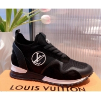 Low Cost Louis Vuitton Run Away Sneakers Black/White 112458