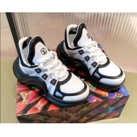 Grade Design Louis Vuitton LV Archlight Fabric Sneakers Black/White 112467