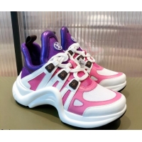 Affordable Price Louis Vuitton LV Archlight Sneakers Purple/Pink/White 112469