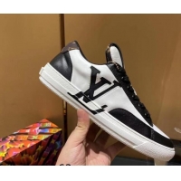 Low Price Louis Vuitton Charlie Calfskin Low-top Sneakers 112478 White/Black