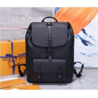 Shop Grade Louis Vuitton CHRISTOPHER SLIM BACKPACK M58644 black