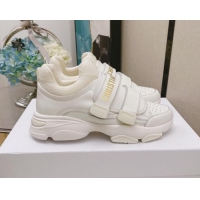 Duplicate Dior D-Wander Calfskin Sneakers 111559 White