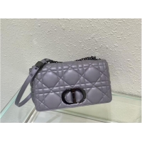 Luxurious MEDIUM DIOR CARO BAG Gradient Cannage Lambskin M9242WN gray