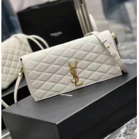 Buy Discount Yves Saint Laurent KATE SUPPLE 99 IN QUILTED LAMBSKIN 6766281 white