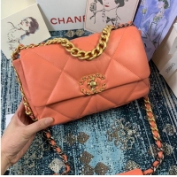 Chanel 19 flap bag Original Leather AS1160 AS1161 AS1162 Coral