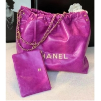 Shop Grade Chanel Original Oil Wax Leather Calfskin Cable Shopping Bag A67088 rose