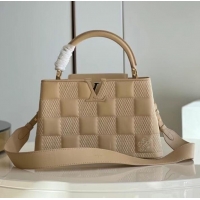 Luxury Classic Louis Vuitton CAPUCINES PM M48865 apricot