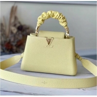 Cheap Classic Louis Vuitton CAPUCINES PM M58587 Ginger Yellow