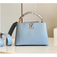 New Style Louis Vuitton CAPUCINES PM M97980 light blue