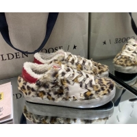 Best Price Golden Goose Super-Star Sneakers in Leopard Print Shearling 105091