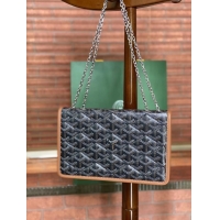 Original Cheap Goyard Alexandre Chain Bag 8948 Black And Tan