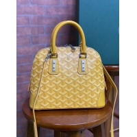 Grade Stylish Goyard Vendome Top Handle Bag 2390 Yellow