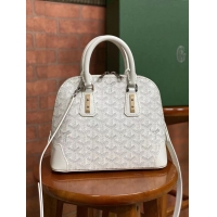 Pretty Style Goyard Vendome Top Handle Bag 2390 White