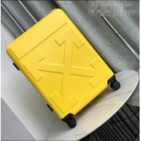 New Cheap Off-White Quote For Travel Luggage 20 inches OF2501 Yellow 2021