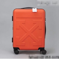 Shop Fashionable Off-White Quote For Travel Luggage 20 inches OF2502 Orange 2021