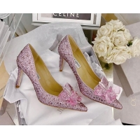 Discount Jimmy Choo Crystal Pumps 6.5cm Pink 111694