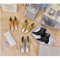 Discount Jimmy Choo Myan Ankle Boots 4.5cm Gold 111696