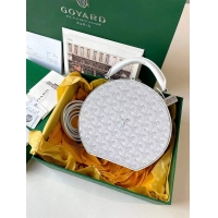 Luxurious Original Goyard Alto Hat Box Bag GY1405 White