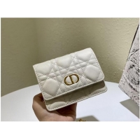 Famous Brand DIOR MINI BOBBY BAG Gradient Cannage Lambskin C0952 white