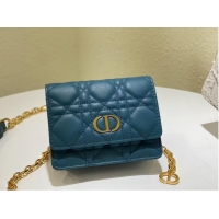 Shop Grade DIOR MINI BOBBY BAG Gradient Cannage Lambskin C0952 blue