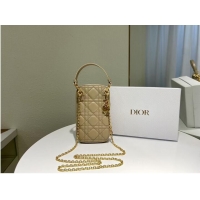 Cheapest DIOR MINI BOBBY BAG Gradient Cannage Lambskin C0955 Cream