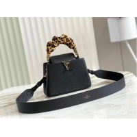 Buy Inexpensive Louis Vuitton CAPUCINES MINI M58586 black