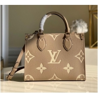 Super Quality Louis Vuitton ONTHEGO Original Leather PM M45779 Gray