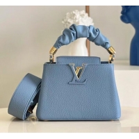 Top Quality Louis Vuitton CAPUCINES MINI M58586 Dusk Blue