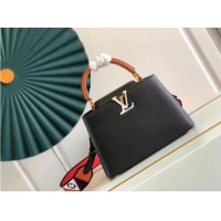 New Fashion Louis Vuitton CAPUCINES BB M59266 Noir & Rouge