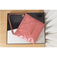 Most Popular Chanel SHOPPING BAG Calfskin & Gold-Tone Meta AS3261 pink