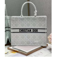 Fashion Discount DIOR BOOK TOTE Velvet C1286-2 white