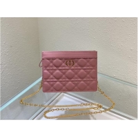 Pretty Style DIOR MINI BOBBY BAG Gradient Cannage Lambskin C4106 pink