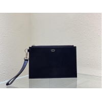 Well Crafted Dior small Lambskin Cluth Bag C6113 Black