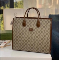 Super Quality Gucci Medium tote with Interlocking G 674148 brown