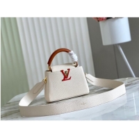 Promotional Louis Vuitton CAPUCINES MINI M59205 white&brown