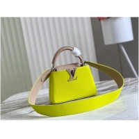 Low Cost Louis Vuitton CAPUCINES MINI M59205 Lemon&light gray