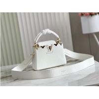 Buy Classic Louis Vuitton CAPUCINES MINI M59268 white