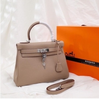 Well Crafted Hermes Kelly Shoulder Bag Original TOGO Leather KY3255 apricot