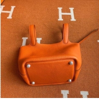 Top Quality Hermes Picotin Lock Bags Original togo Leather PL3388 orange