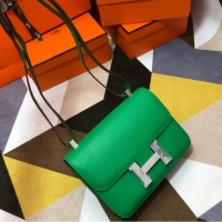 Luxurious Hermes Original Espom Leather Constance Bag 5333 green