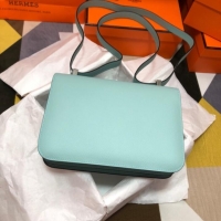 Chic Cheap Hermes Original Espom Leather Constance Bag 5333 sky blue