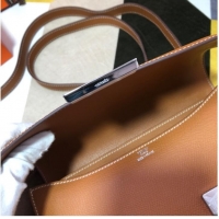 Super Quality Hermes Original Espom Leather Constance Bag 5333 brown