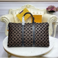 Buy Classic Louis Vuitton KEEPALL BANDOULIERE 50 M45069 dark brown