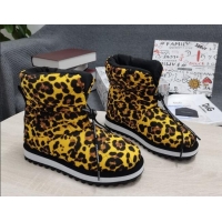 Best Price Dolce & Gabbana DG Down Snow Ankle Boots 121511 Yellow