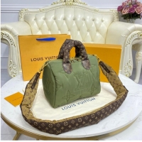 Buy Discount Louis Vuitton SPEEDY BANDOULIERE 25 M59009 Khaki Green