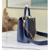 Buy Fashionable Louis Vuitton CAPUCINES MM M59209 Navy Blue