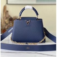 Classic Louis Vuitton CAPUCINES BB M48865 Navy Blue