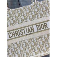 Low Price SMALL DIOR BOOK TOTE Embroidery C1287-9 cream